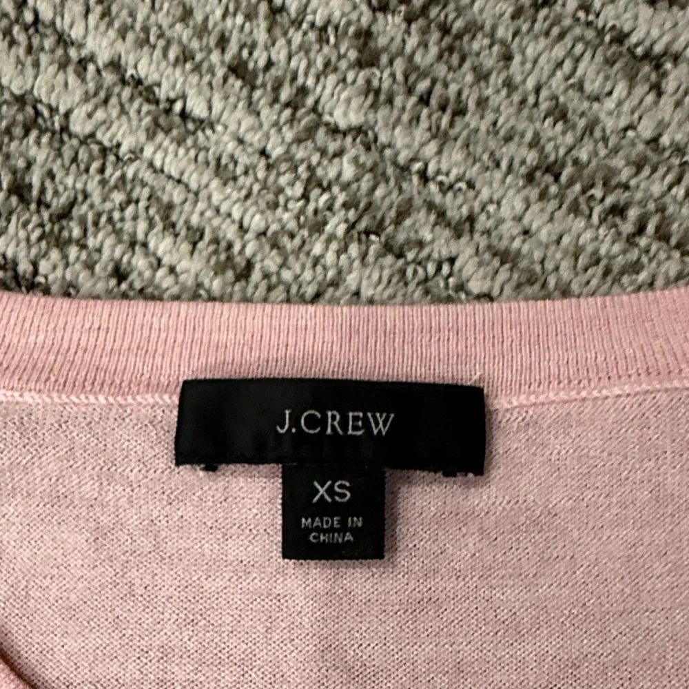 J. Crew Pink Crew Neck Merino Wool Sweater - Picture 2 of 7
